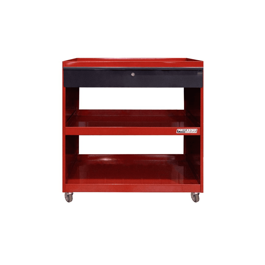Mesa móvil: 1 cajón y 3 estantes